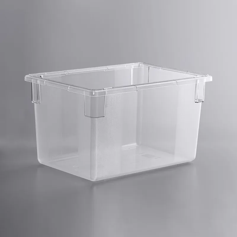 Premium Vigor 26" x 18" x 15" Clear Polycarbonate Food Storage Box