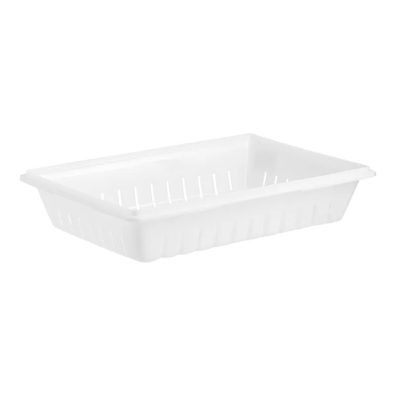 Sale Choice 26" x 18" x 5" White Polyethylene Food Box Drain Tray