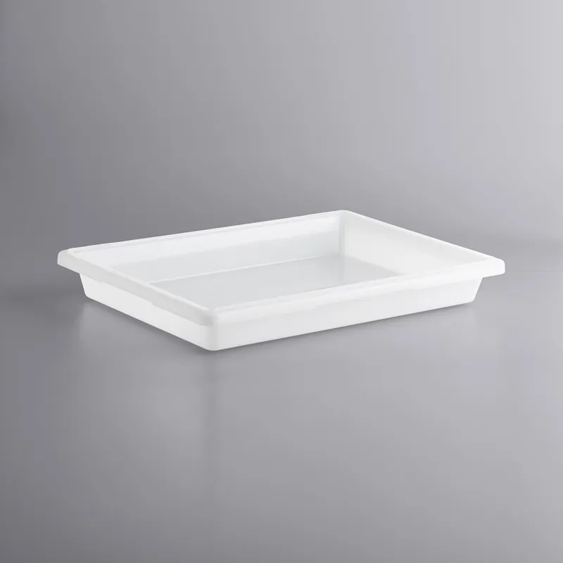 Discount Vigor 26" x 18" x 3 1/2" White Polyethylene Food Storage Box
