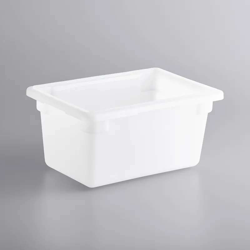 Holiday Sale Vigor 18" x 12" x 9" White Polyethylene Food Storage Box