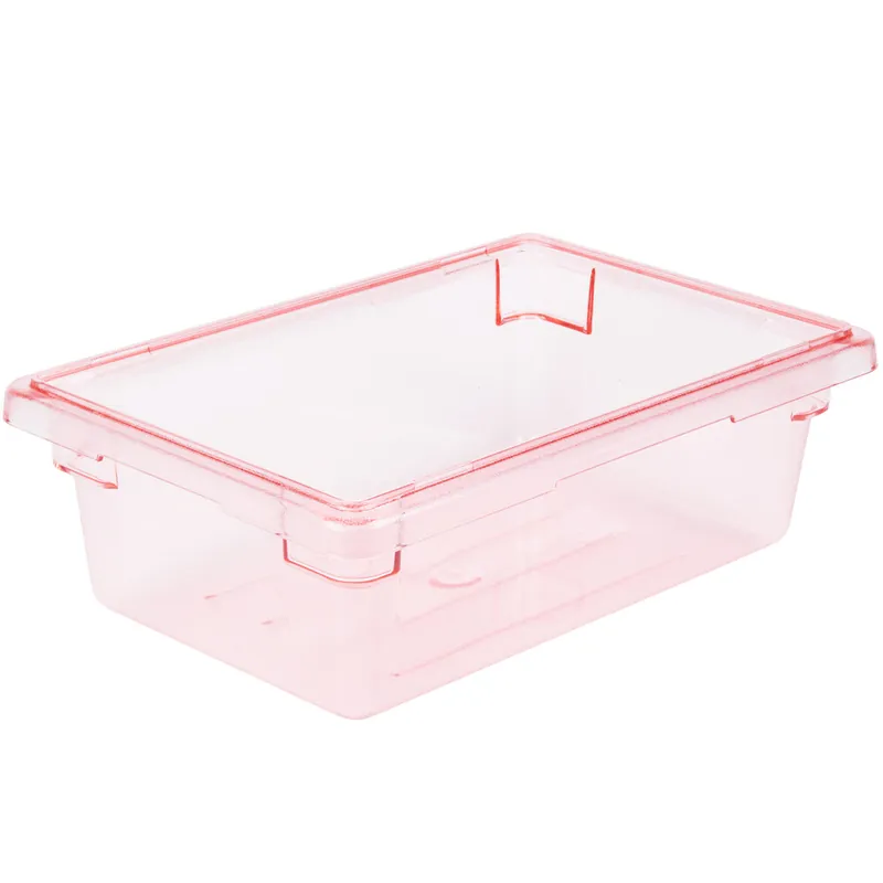 Fresh Stock Cambro 12186CW Camwear® 18" x 12" x 6" Red Polycarbonate Food Storage Box