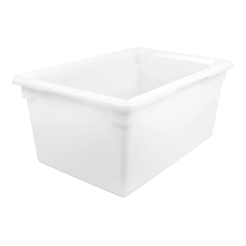 Exclusive Cambro 182612P148 26" x 18" x 12" White Poly Food Storage Box