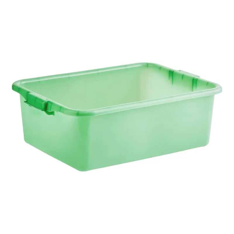 Vollrath 1527-C19 Food Storage Box - Traex Color-Mate Green 20" x 15" x 7" Bulk Order