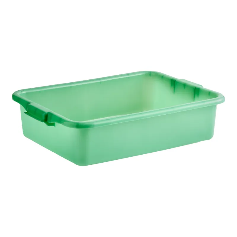 Best Seller Vollrath 1521-C19 Perforated Drain Box - Traex Color-Mate Green 20" x 15" x 5"