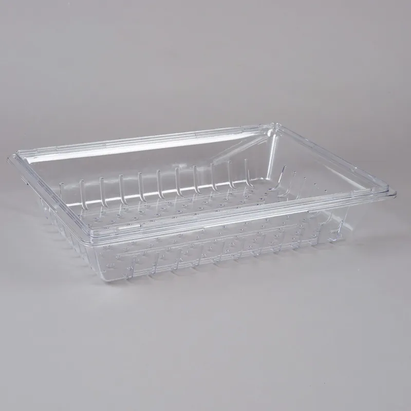 Carlisle 1062807 StorPlus 26"x 18" x 5" Clear Food Box Deep Drain Tray While Supplies Last