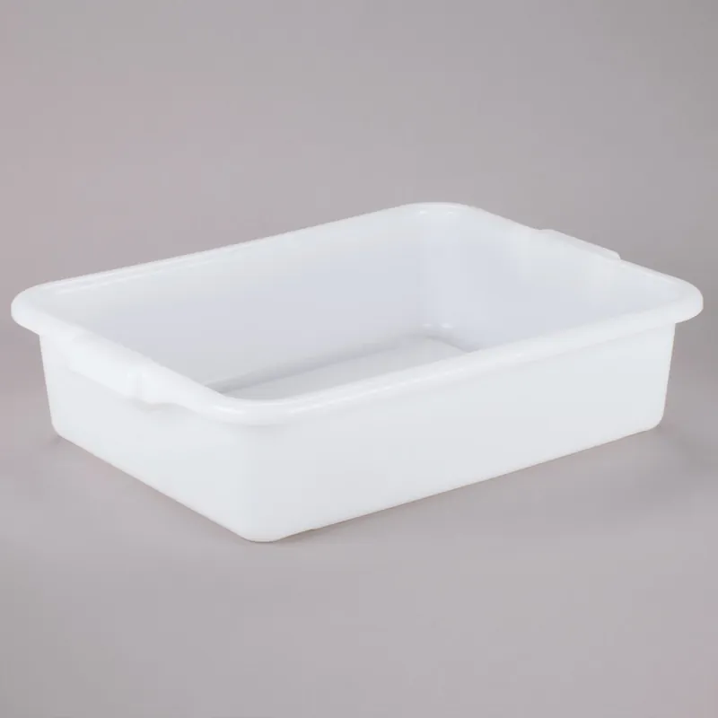 Must Have Vollrath 1521-C05 Perforated Drain Box - Traex Color-Mate White 20" x 15" x 5"