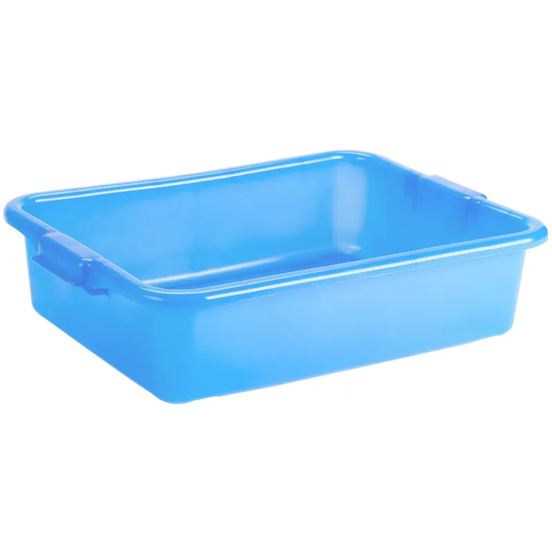 Vollrath 1521-C04 Perforated Drain Box - Traex Color-Mate Blue 20" x 15" x 5" Certified