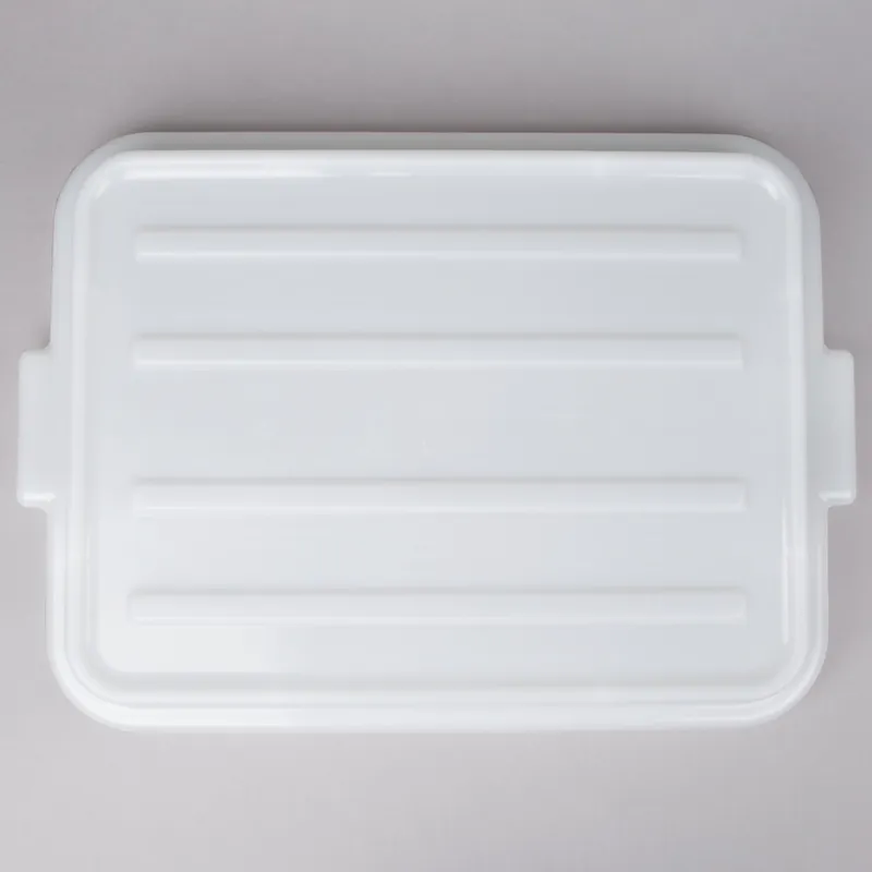 Deal Vollrath 1500-C05 Snap-On Food Storage Box Lid - Traex Color-Mate White 20" x 15" x 2 1/2"