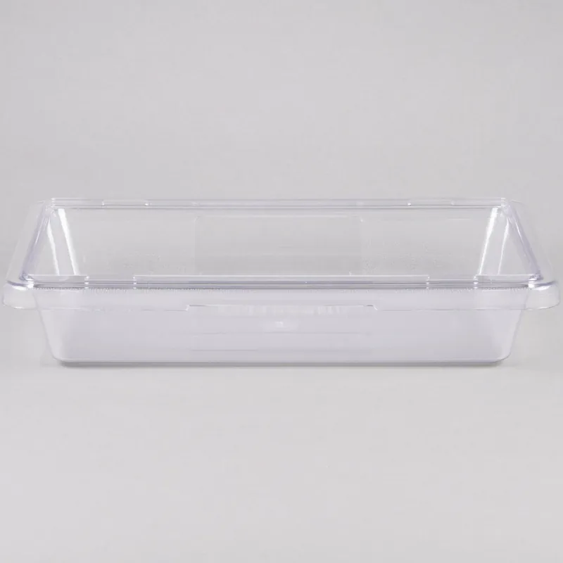 Fast Shipping Rubbermaid® FG330700CLR Clear Polycarbonate Food Storage Box - 18" x 12" x 3 1/2"