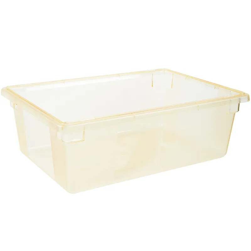 Carlisle 10622C22 StorPlus Yellow Food Storage Box - 26" x 18" x 9" Same Day Shipping