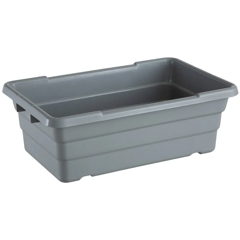 Channel L815-G 15 3/4" x 8 1/2" x 23 3/4" Gray Polyethylene Lug Best Price