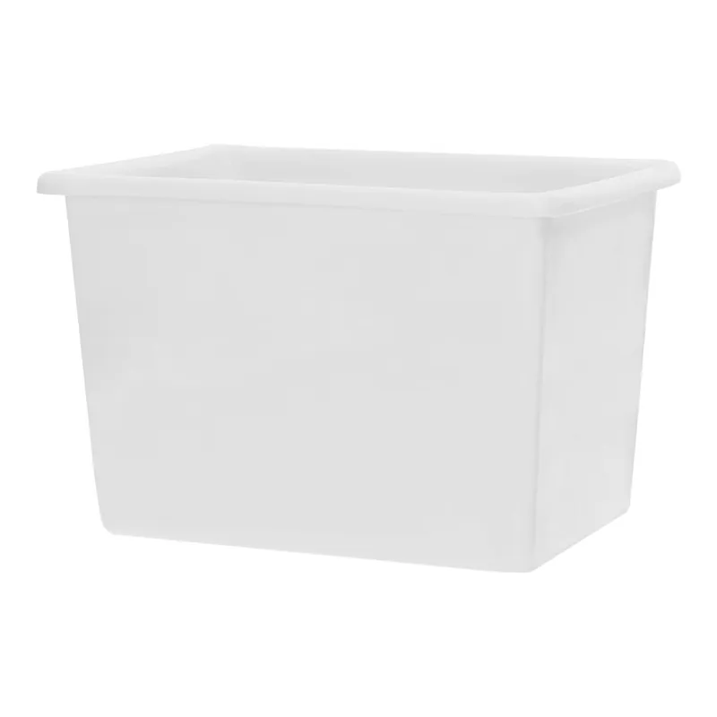 Winholt TUB-6A-WH 33" x 24" x 21" White Polyethylene 6 Bushel Tub for 30-6-A Bulk Movers Bulk Order