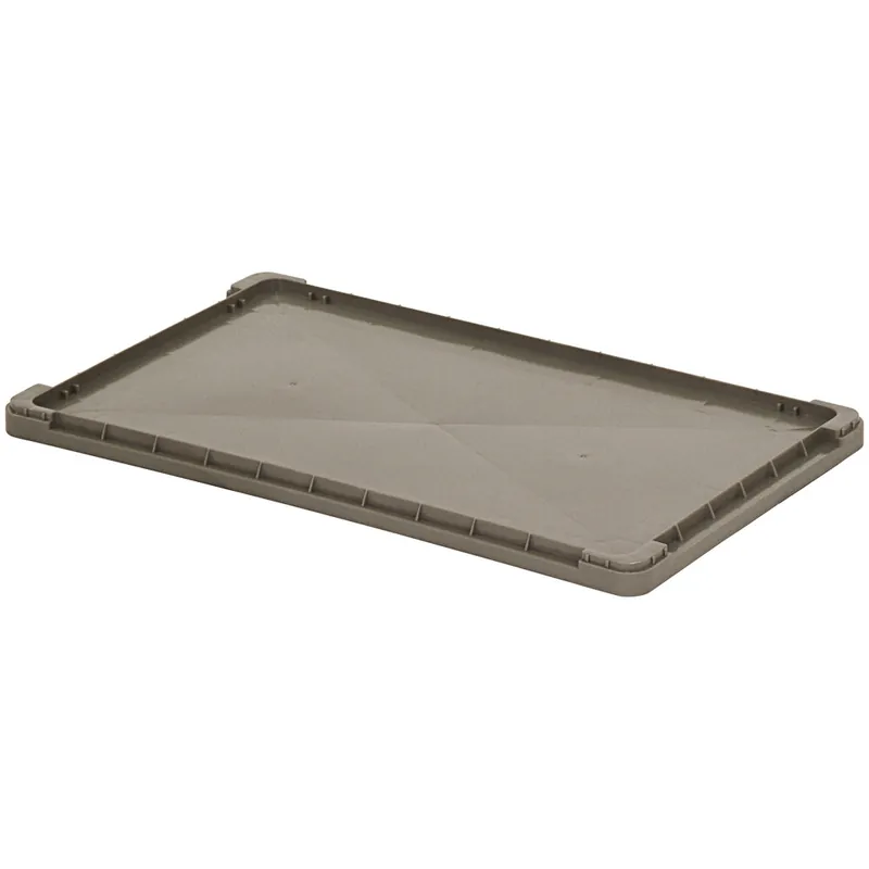 Quantum LID1215 Gray Lid for RSO1215-5 and RSO1215-7 Straight Wall Stacking Containers Price Cut