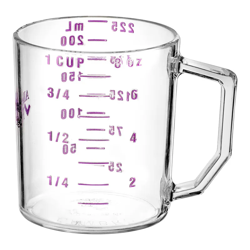 Cambro 25MCCW441 Camwear® 1 Cup Purple Allergen-Free Polycarbonate Measuring Cup Exclusive Offer