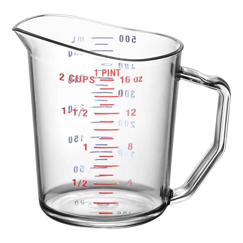 Seasonal Sale Cambro Camwear® 1 Pint Clear Polycarbonate Measuring Cup 50MCCW135