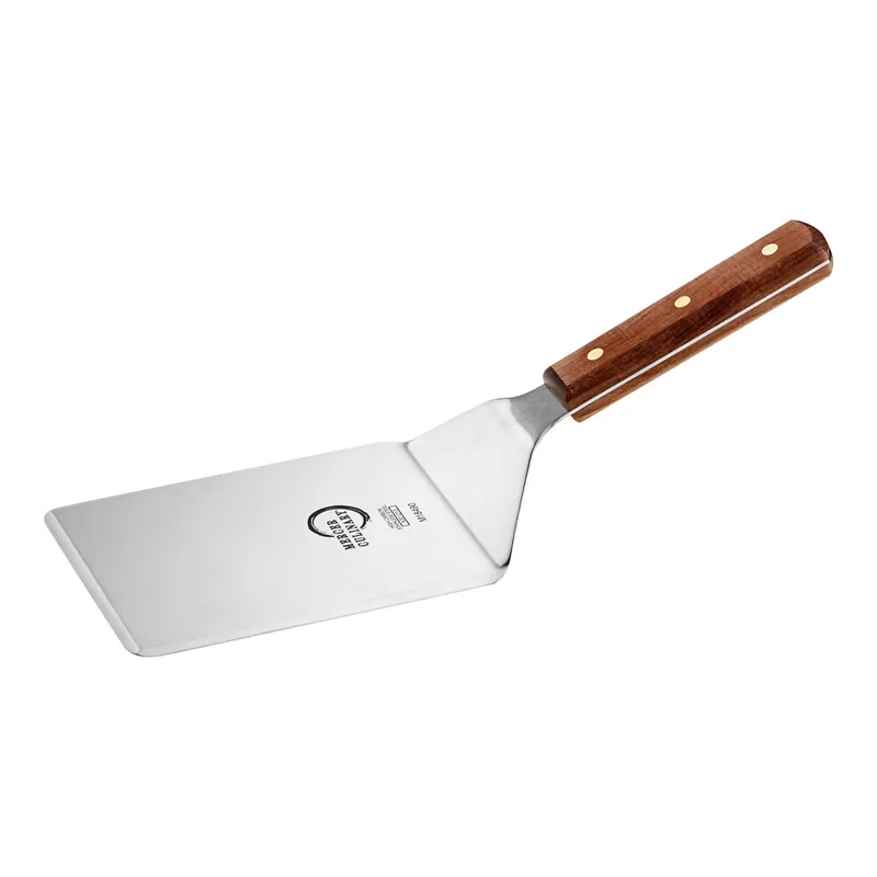 Mercer Culinary M18490 Praxis® 6" x 5" Heavy-Duty Turner with Rosewood Handle Reduced Price