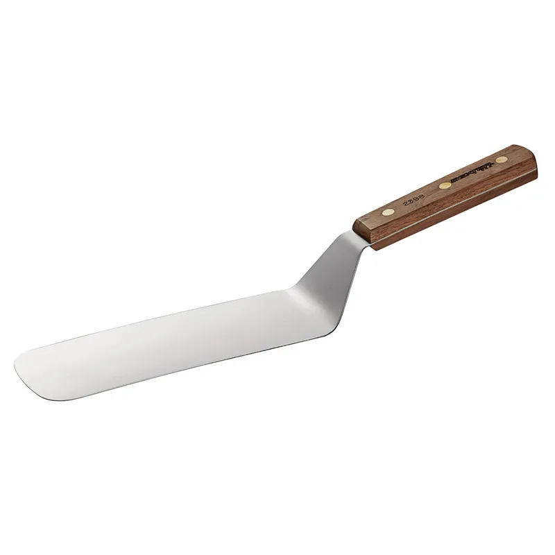 Handmade Dexter-Russell 16381 Traditional 8" x 3" Solid Steak Turner - Walnut Handle
