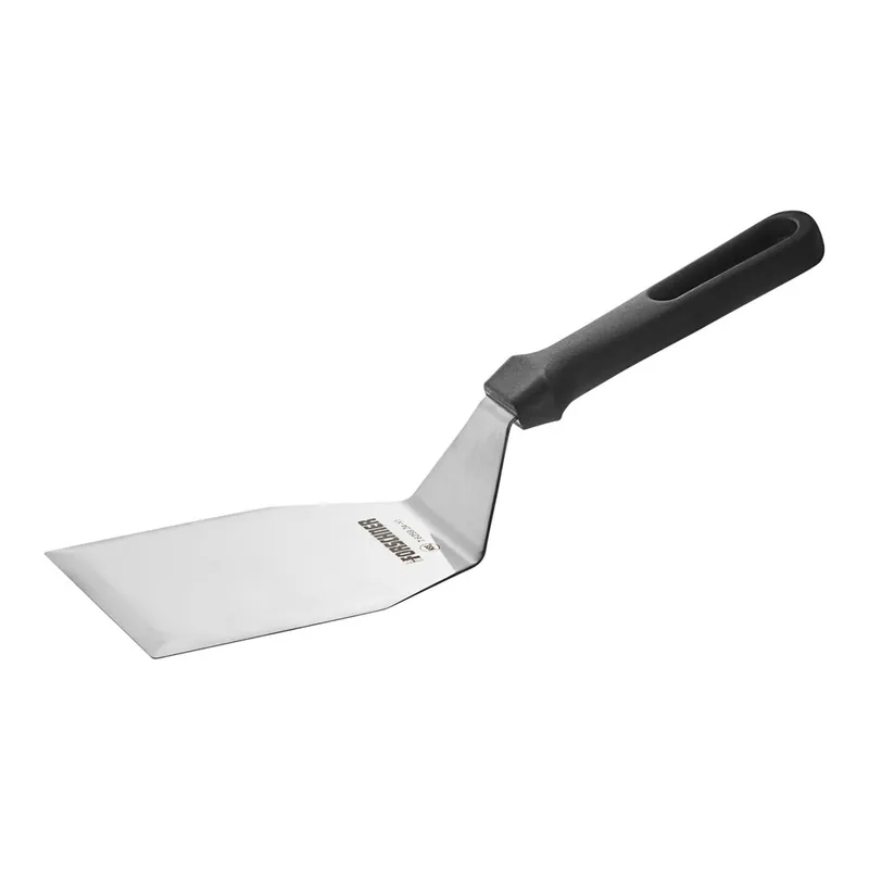 Low Price Victorinox 7.6259.24-X1 5" x 4" High Heat Hamburger Turner with Black Handle
