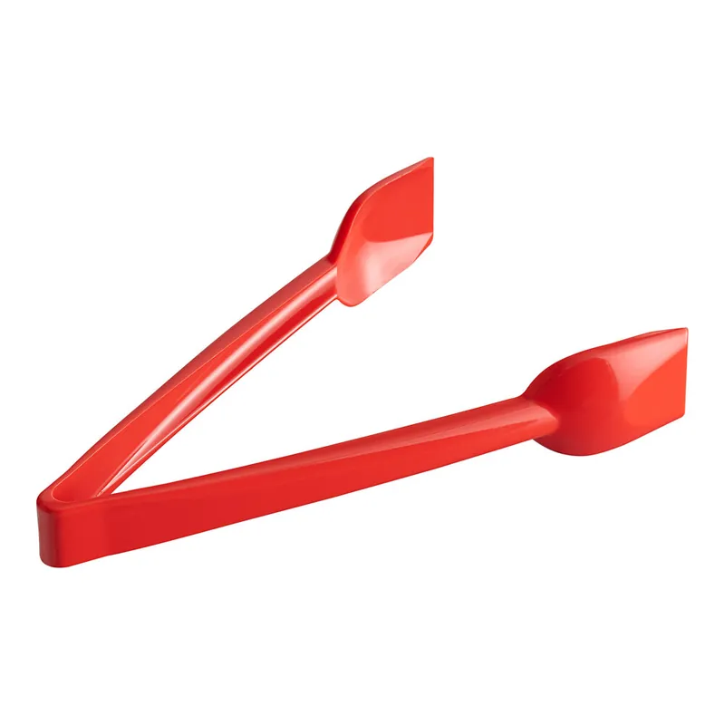 Choice 9" Red Polycarbonate Salad Tongs Limited Time