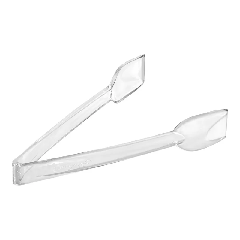 Choice 9" Clear Polycarbonate Salad Tongs Shop Now