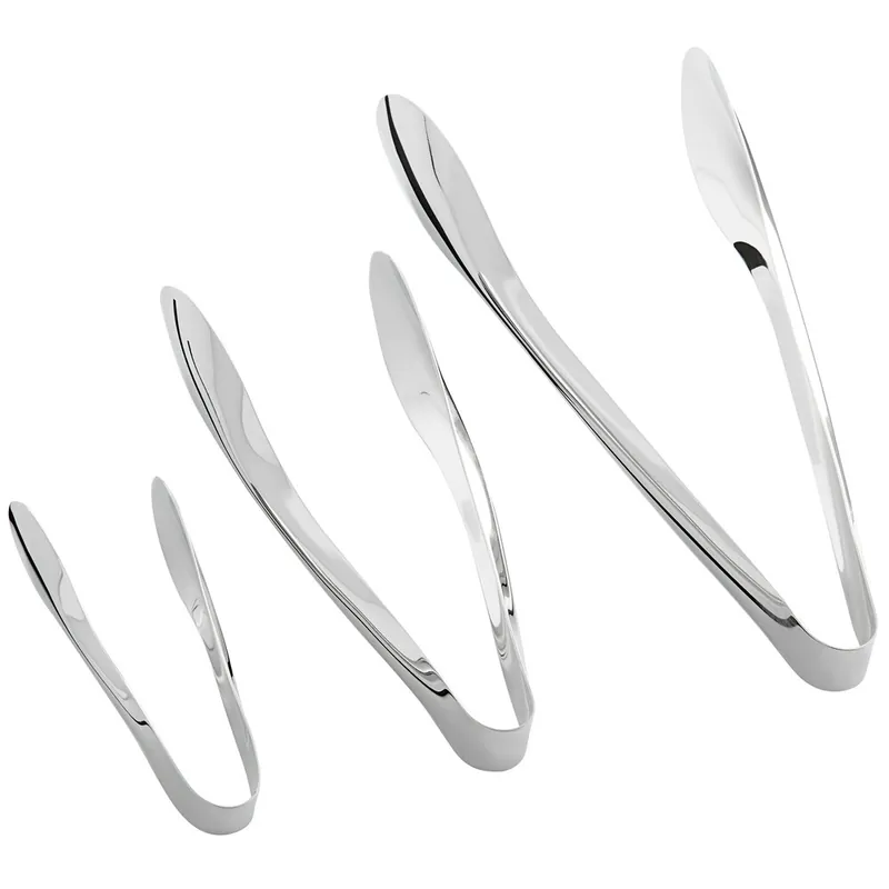 Acopa 3-Piece 18/8 Stainless Steel Tongs with Smooth Edge Hot Deal