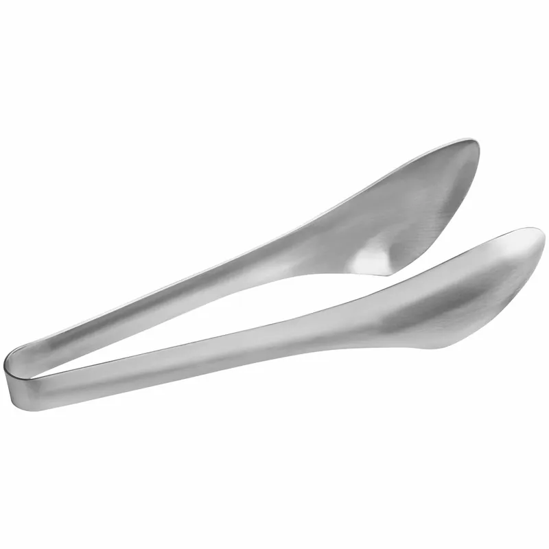 Fresh Stock American Metalcraft TG8 8 1/2" Satin Finish Stainless Steel Serving Tongs