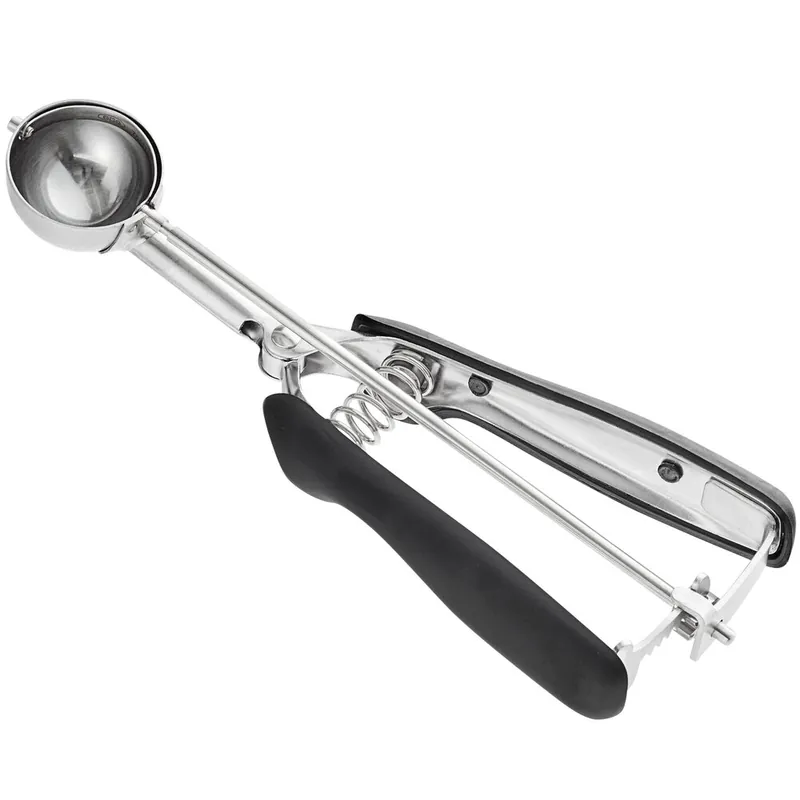 OXO 1044083 Good Grips #70 Black Squeeze Handle Disher - 0.5 oz. One Day Deal