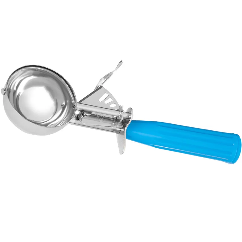 Carlisle 60300-16 #16 Blue Thumb Press Disher - 2.75 oz. Holiday Sale