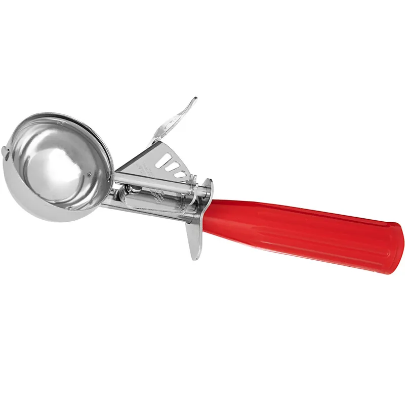 Carlisle 60300-24 #24 Red Thumb Press Disher - 1.8 oz. Factory Price