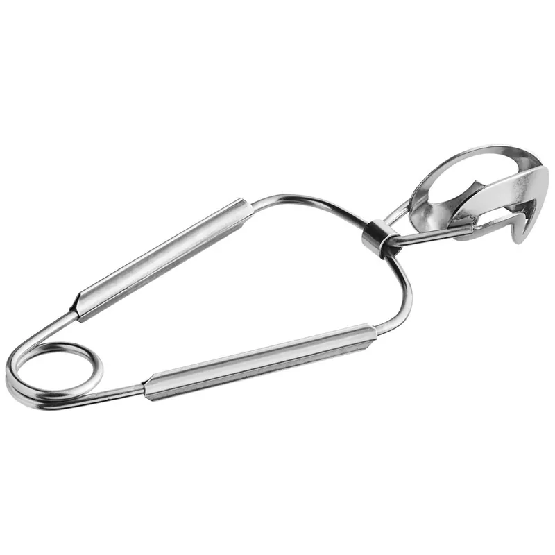 Next Day Delivery American Metalcraft Satin Finish Stainless Steel Snail Tongs SNT612