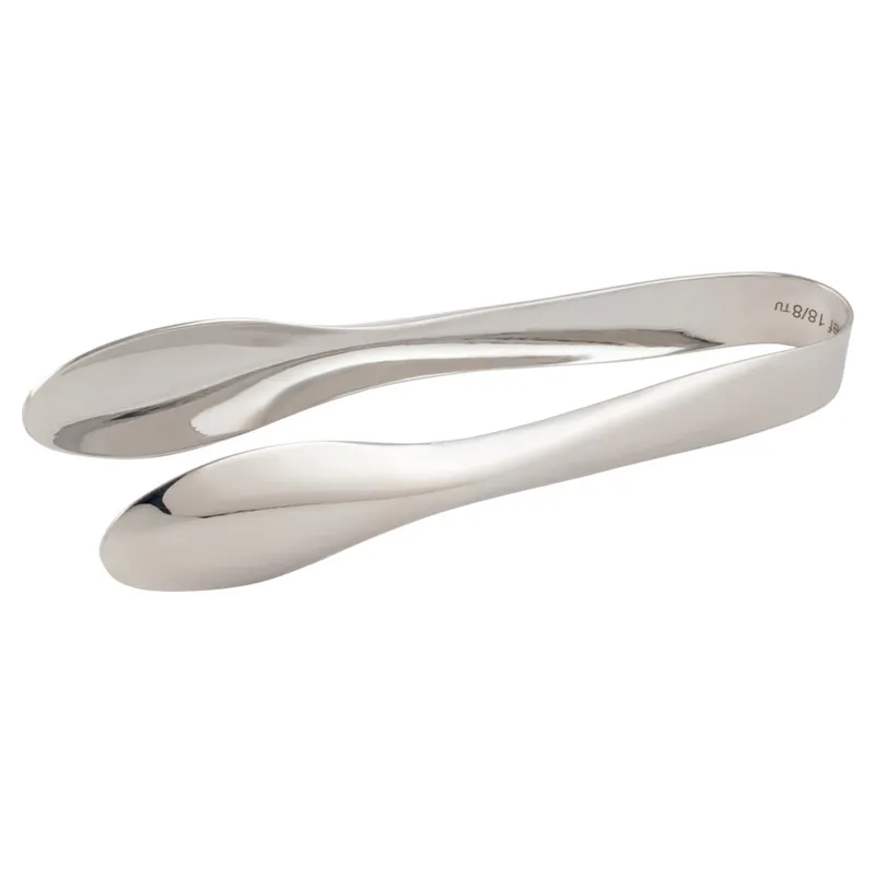 Top Rated Bon Chef 9461BF 9 1/4" Stainless Steel Serving Tongs with Brushed Finish and Hollow Cool Handle