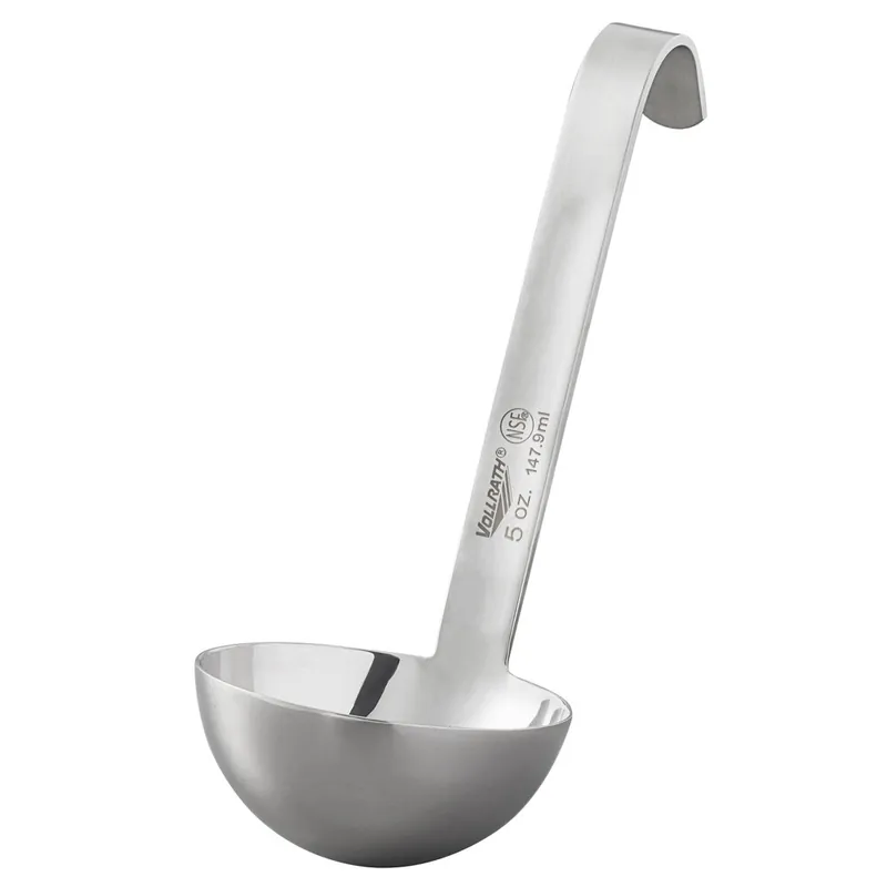 Hassle-Free Returns Vollrath 4970510 Jacob's Pride® 5 oz. One-Piece Stainless Steel Ladle with Short Handle