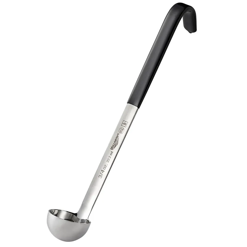 Buy Online Vollrath 4987520 Jacob's Pride® 0.75 oz. One-Piece Stainless Steel Ladle with Black Kool-Touch® Handle
