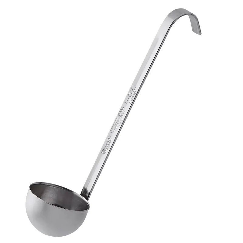Vollrath 58410 1 oz. Two-Piece Stainless Steel Ladle with 6 7/8" Handle Budget