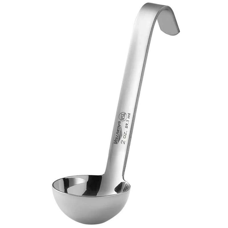 Vollrath 4970210 Jacob's Pride® 2 oz. One-Piece Stainless Steel Ladle with Short Handle Trusted Brand