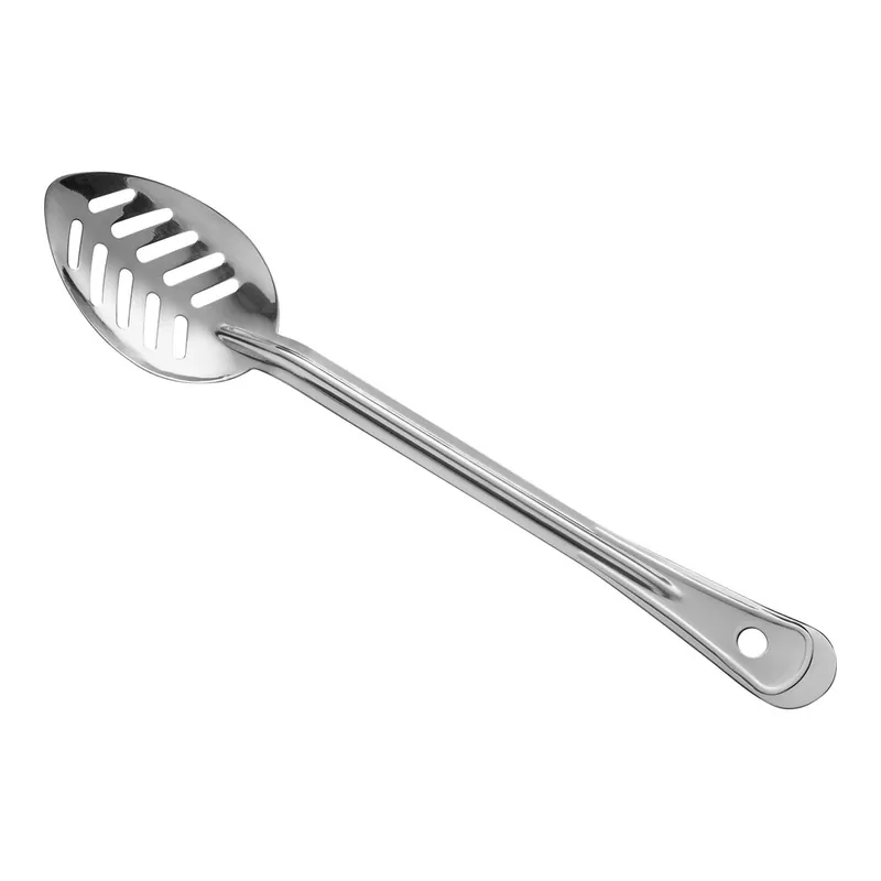 Choice 13" Slotted Stainless Steel Basting Spoon Holiday Sale