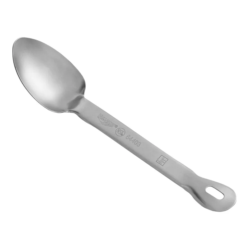 Free Shipping Vollrath 64403 Jacob's Pride® 13" Heavy-Duty One-Piece Solid Stainless Spoon
