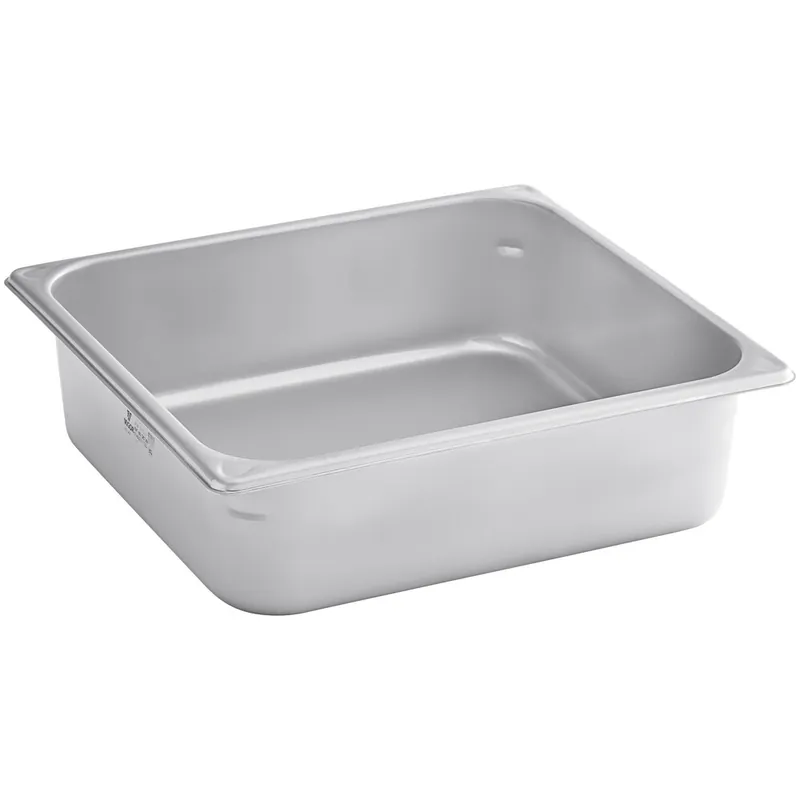 Grab Now Vigor 2/3 Size 4" Deep Anti-Jam Stainless Steel Steam Table / Hotel Pan - 22 Gauge