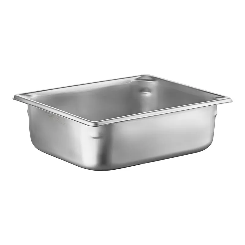 Genuine Vollrath 30242 Super Pan V® 1/2 Size 4" Deep Anti-Jam Stainless Steel Steam Table / Hotel Pan - 22 Gauge