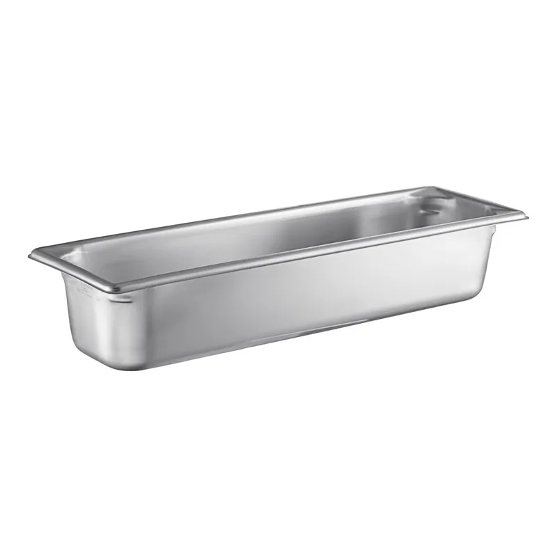 Vollrath 30542 Super Pan V® 1/2 Size Long 4" Deep Anti-Jam Stainless Steel Steam Table / Hotel Pan - 22 Gauge Exclusive