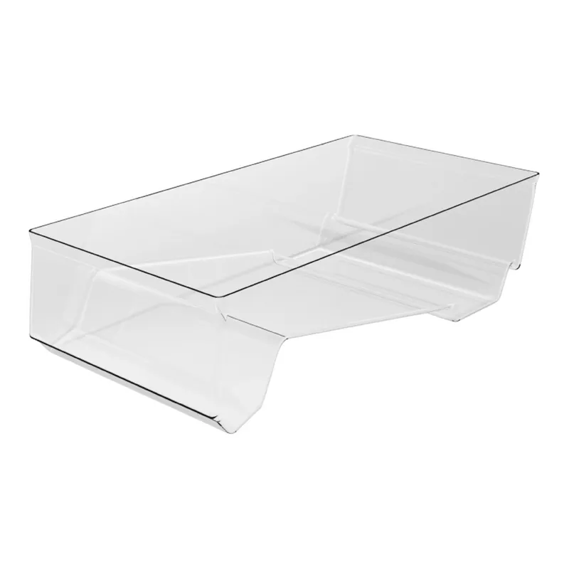 Bulk Order Borray Manufacturer Inc. 26 5/8" x 14 1/8" x 7" Clear Molded Plastic Deep Slant Dummy Bulk Bin