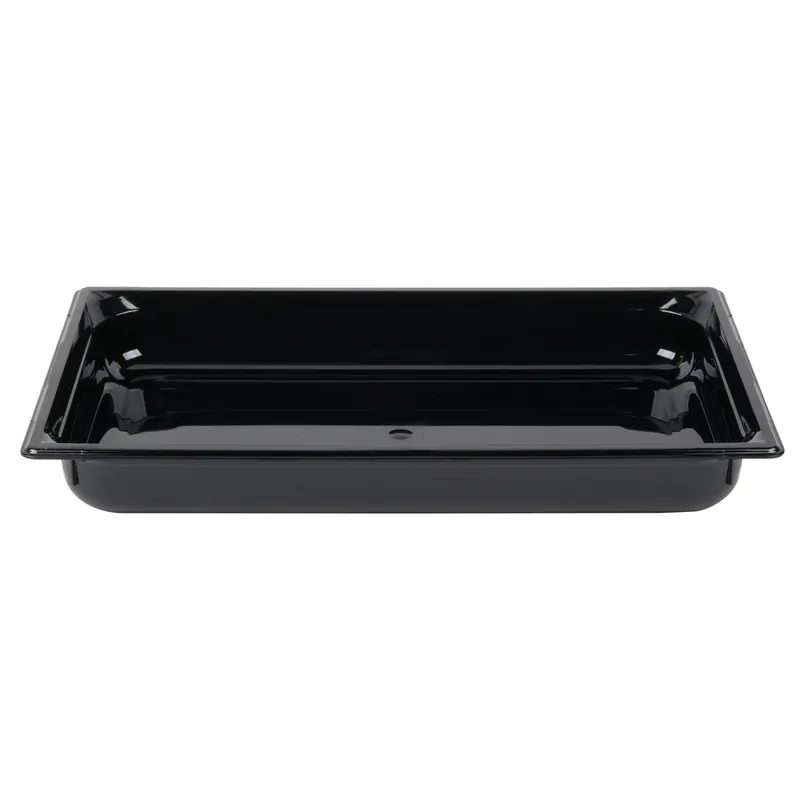 Vollrath 8002420 Super Pan® Full Size Black Polycarbonate Food Pan - 2 1/2" Deep Price Drop