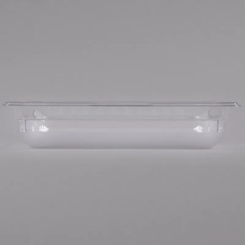 Vollrath 8022410 Super Pan® 1/2 Size Clear Polycarbonate Food Pan - 2 1/2" Deep Luxury