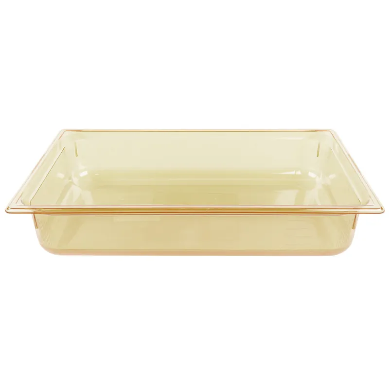 Vollrath 9004410 Super Pan® Full Size Amber High Heat Plastic Food Pan - 4" Deep New Arrival