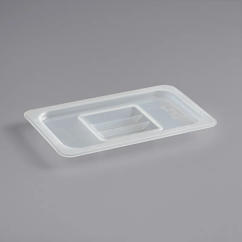 Seasonal Sale Vigor 1/4 Size Translucent Polypropylene Handled Lid