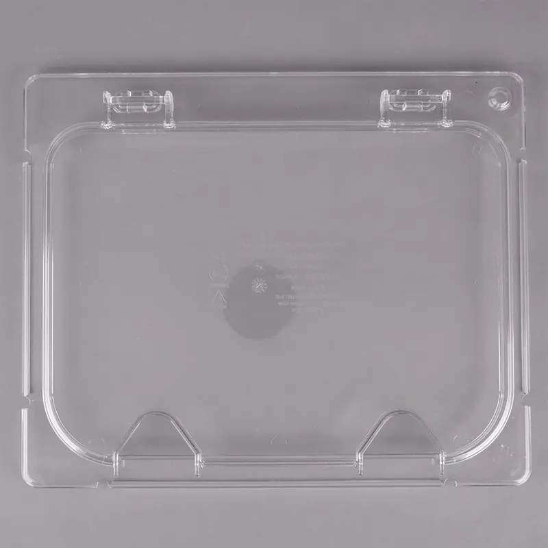 Carlisle CM10240Z07 Coldmaster EZ Access 1/2 Size Clear Polycarbonate Food Pan Lid with 2 Notches Latest