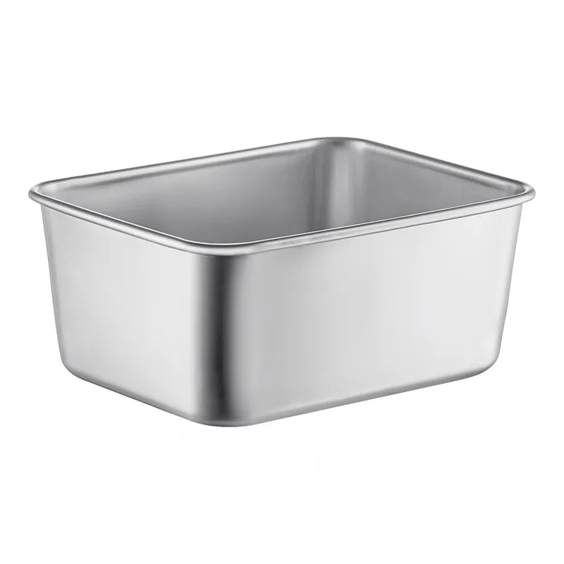 Affordable Matfer Bourgeat 5 5/16" x 4 5/16" Stainless Steel Japanese Mini Container 714002