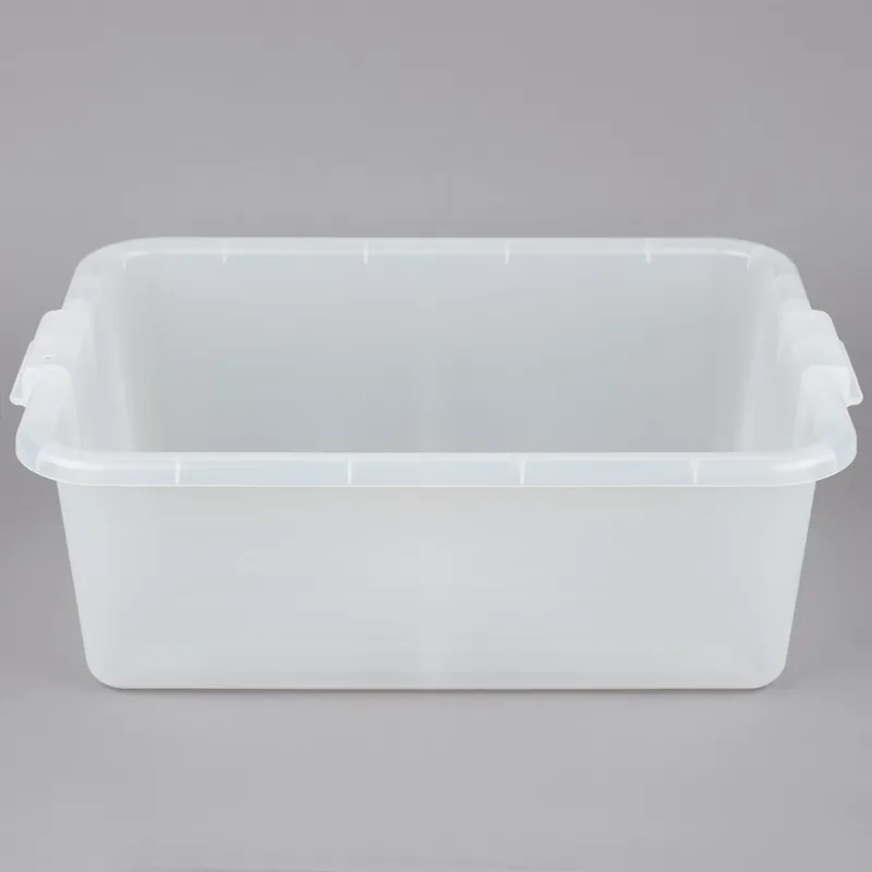 Cheap Vollrath 1517-C13 Perforated Drain Box - Traex Color-Mate Clear 20" x 15" x 7"