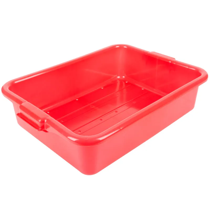 Vollrath 1511-C02 Perforated Drain Box - Traex Color-Mate Red 20" x 15" x 5" Buy Today