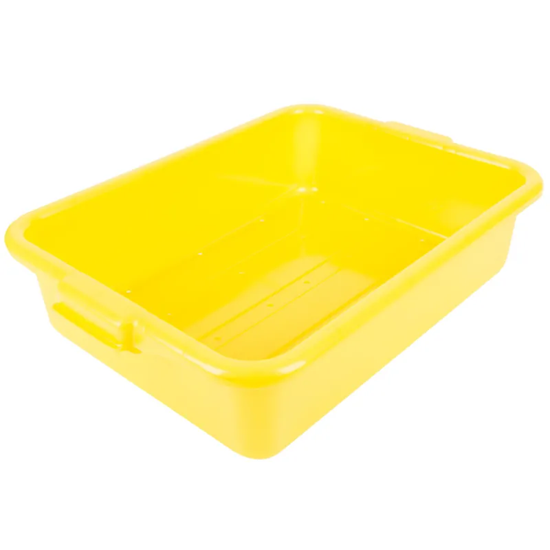 Vollrath 1511-C08 Perforated Drain Box - Traex Color-Mate Yellow 20" x 15" x 5" Free Shipping